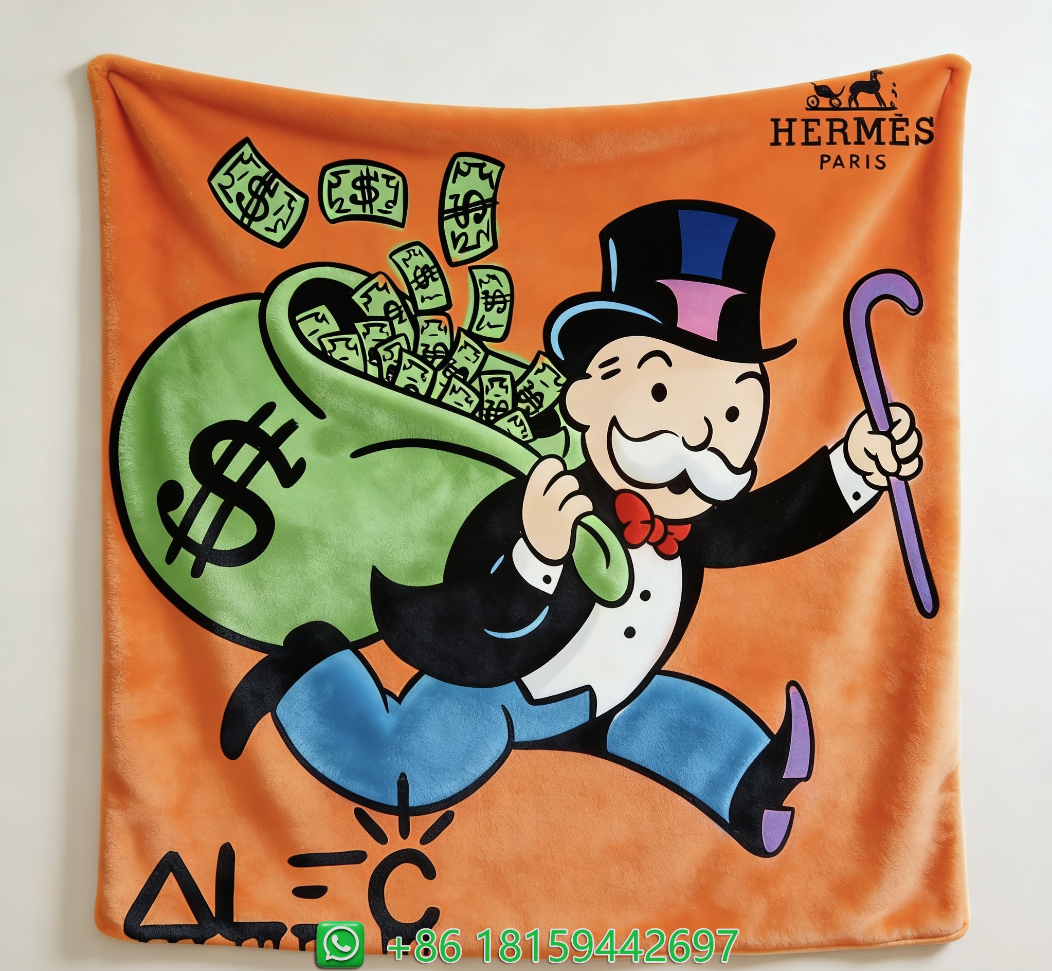 Hermes Throw Blankets